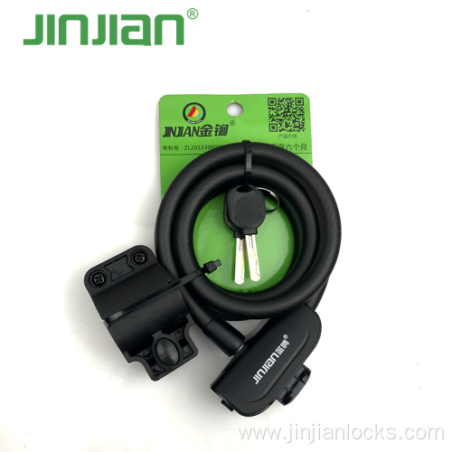 12*1200mm fashionable PVC bike lock for bike bicycle